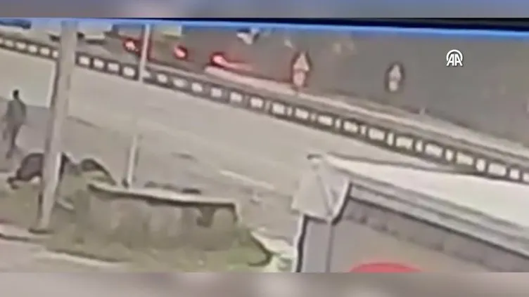 Balıkesir’deki kazada 28 kişi yaralanmıştı! Dehşet anları güvenlik kamerasında