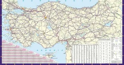Karayolları Haritası - Türkiye Karayolları Haritası İle Şehirlerarası Mesafe, Yol ve Güzergah Hesaplama