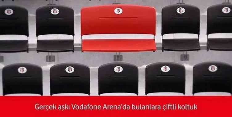 Vodafone Arena’da taraftara özel koltuk