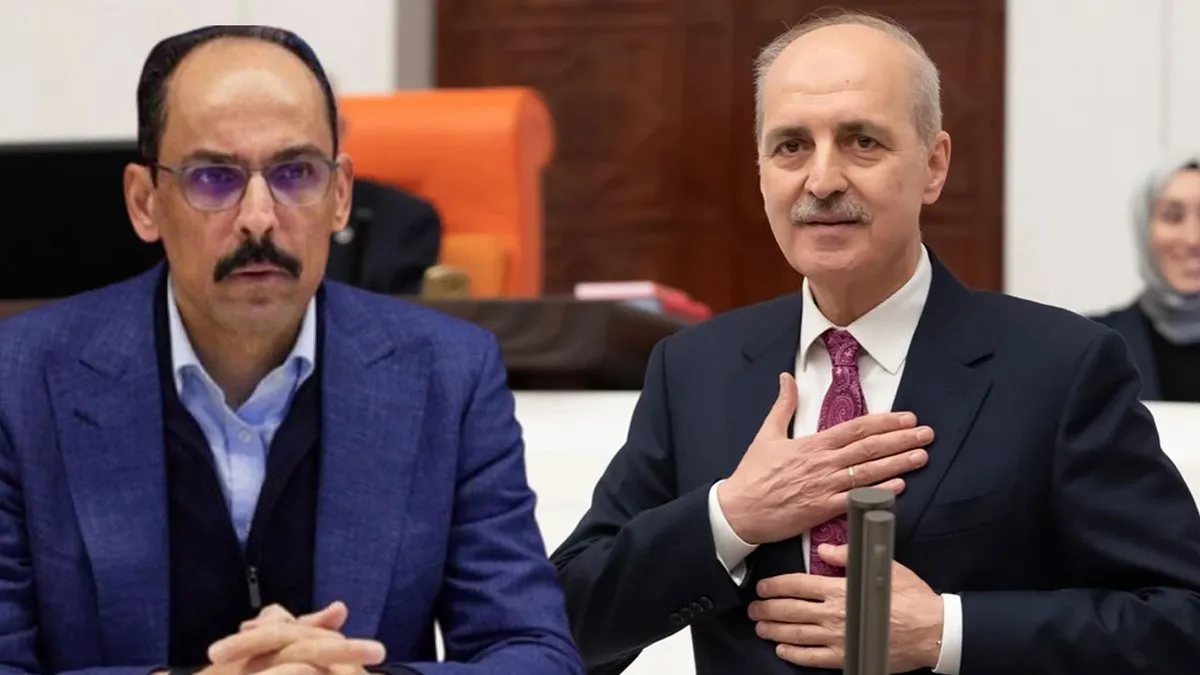 Numan Kurtulmuş ile İbrahim Kalın arasındaki görüşme sona erdi! Numan Kurtulmuş ile İbrahim Kalın arasındaki görüşme sona erdi!