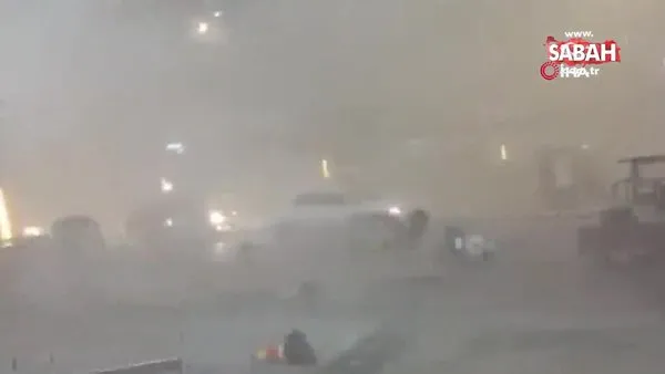 Çin’i fırtına vurdu: 20 yaralı | Video