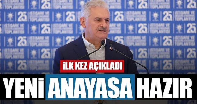 Başbakan: Taslağımız hazır, son söz milletin