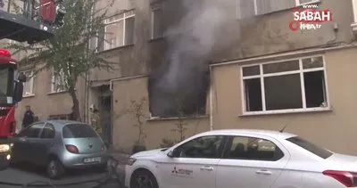 Bayrampaşa’da dairede çıkan yangın vatandaşları korkuttu! | Video