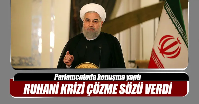 Ruhani’den ekonomik krizi çözme sözü