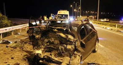 Kayseri’de kahreden kaza: Anne baba öldü! 3’ü çocuk 4 yaralı!