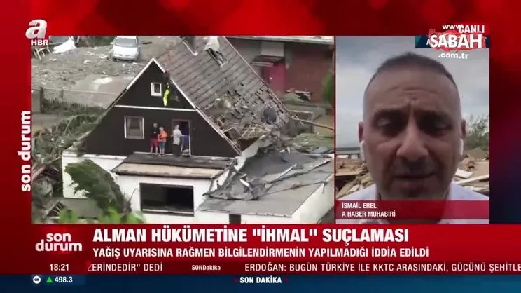 Almanya kabusu yaşıyor! Sel felaketinde yüzlerce kişi hayatını kaybetti | Video