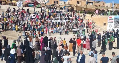 Şanlıurfa’da çocuklar Gazze için yürüyüp