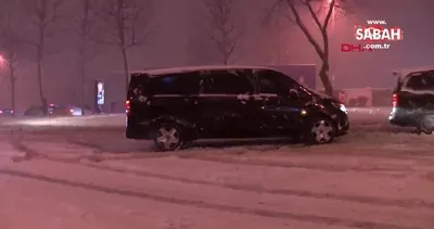 İstanbul Beşiktaş’ta araçlar yolda kaldı | Video