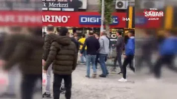 Şehrin en işlek caddesi boks ringine döndü: O anlar kamerada