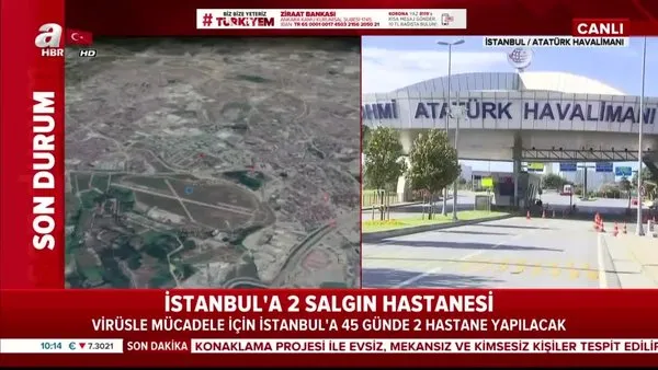 İstanbul'da 45 Günde, 2 Salgın Hastanesi Kuruluyor!