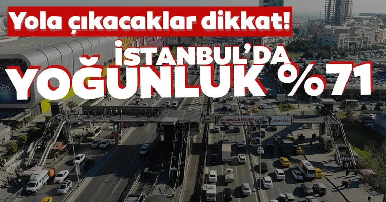 SON DAKİKA HABERİ: Yola çıkacaklar dikkat! İstanbul’da trafik yoğunluğu yüzde 71’e yükseldi