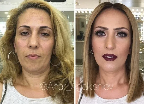 Makyajla gelen büyük değişim!