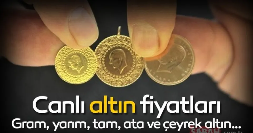 Altın fiyatları ile ilgili son dakika haberi! Canlı altın