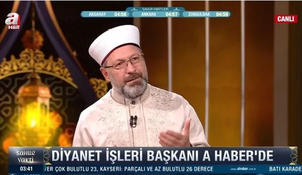 Son dakika! Diyanet İşleri Başkanı Prof. Dr. Ali Erbaş: 88 yıllık ayrılıktan sonra Ayasofya teravihlerine kavuştu