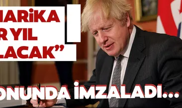 SON DAKİKA HABERİ: İngiltere Başbakanı Johnson, AB ile ticaret anlaşmasını imzaladı! ’Harika bir yıl olacak’