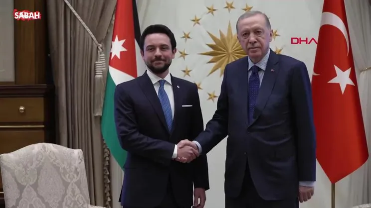 Başkan Erdoğan, Ürdün Haşimi Krallığı Veliaht Prensi Hüseyin Bin Abdullah'ı kabul etti | Video