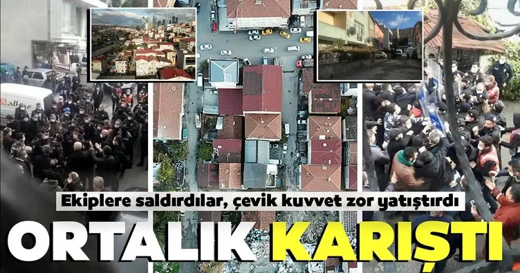 Son dakika: İstanbul’un göbeğinde yıkım gerginliği! Ortalık savaş alanına döndü! Çevik kuvvet zor yatıştırdı...
