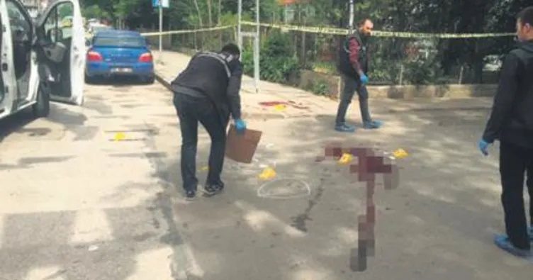 Barışmayan eşine kurşun yağdırdı