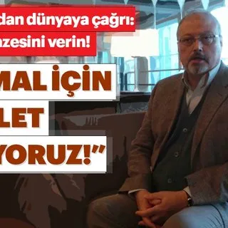 Turan Kışlakçı'dan Cemal Kaşıkçı açıklaması: Cemal Kaşıkçı için adalet istiyoruz