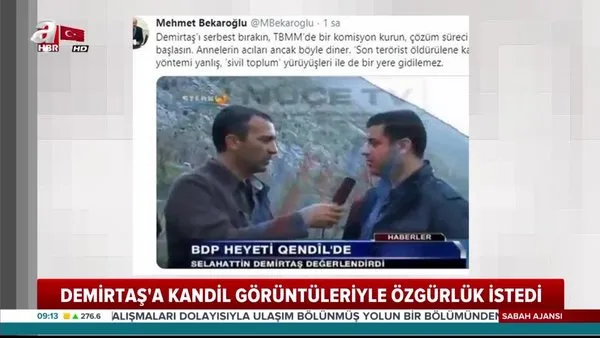 CHP'li Bekaroğlu PKK ağzıyla konuştu! Demirtaş'ın Kandil ziyaretini paylaşarak tehdit etti