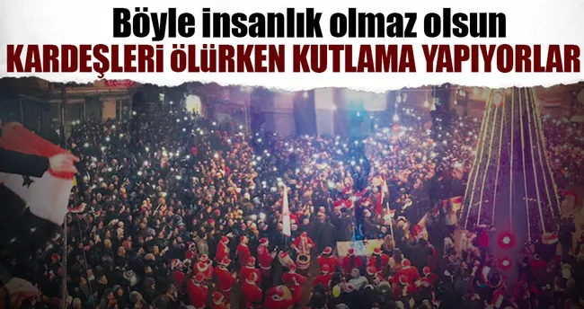 Bir yanda trajedi öte yanda kutlama