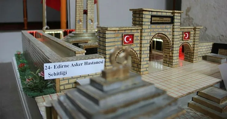 Edirne’nin tarihi yapıları ahşaba yansıdı