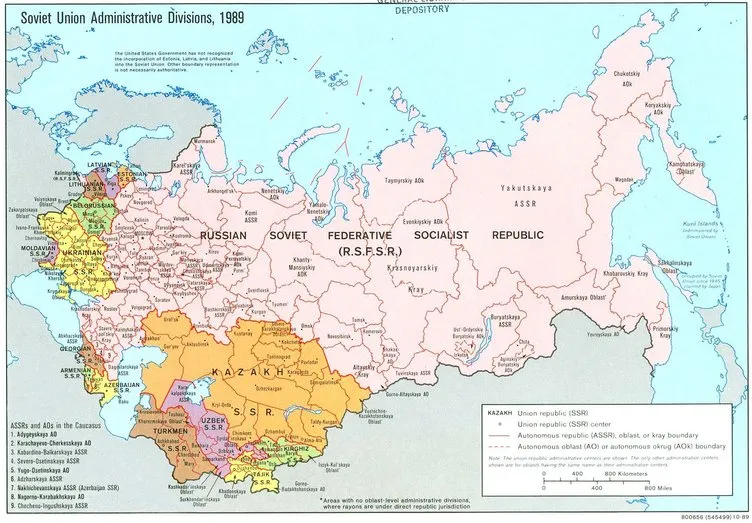 SSBC nedir, ne demek, açılımı nedir ve ne zaman dağıldı? Sovyetler Birliği SSBC haritası - tarihi!
