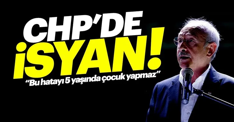 CHP'de isyan büyüyor! Önemli isimler artık Kılıçdaroğlu'nun karşısında