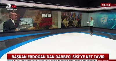 Başkan Erdoğan, Mısır’ın darbeci lideri Sisi’yi görünce salona girmedi