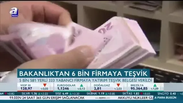 Bakanlıktan 6 bin firmaya teşvik