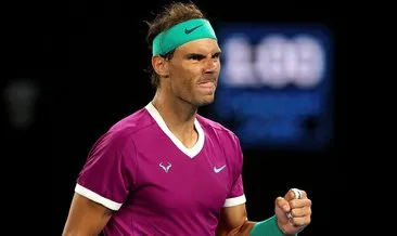 Avustralya Açık’ın tek erkeklerde ilk finalisti Nadal