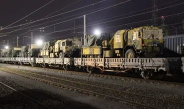 Sınıra dev takviye: 30 vagon birden...