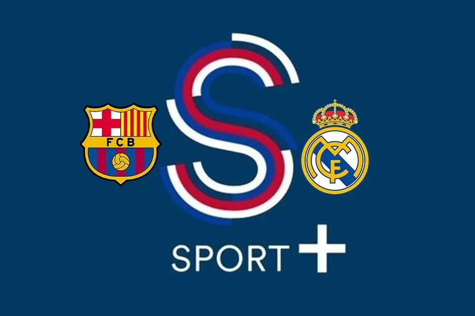 S SPORT PLUS REGARDER LE MATCH EN DIRECT |  El Clasico préparation combat Barcelone Real Madrid match S Sport Plus écran de diffusion en direct!  – Galerie