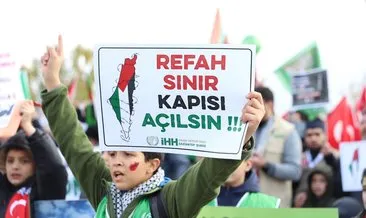 Gaziantepliler İsrail zulmüne karşı yürüdü