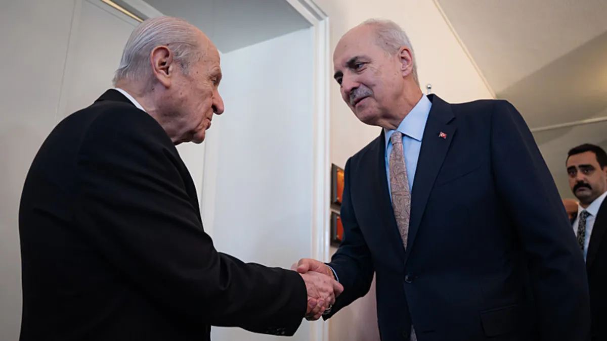 TBMM Başkanı Numan Kurtulmuş ile MHP Genel Başkanı Devlet Bahçeli görüşmesi başladı