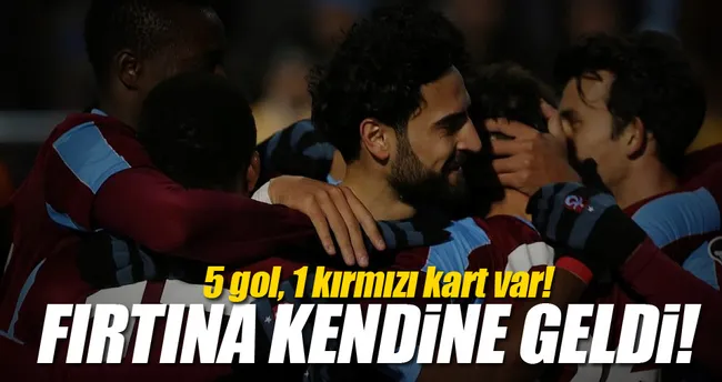 Fırtına evinde esti!