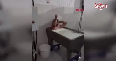 Süt banyosundan beraat etti, cezaevinde kaldığı 6 gün için tazminat kazandı | Video
