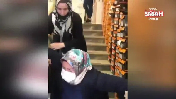 Annesini merdivenden itti! Sosyal medyada tepkiler çığ gibi! | Video