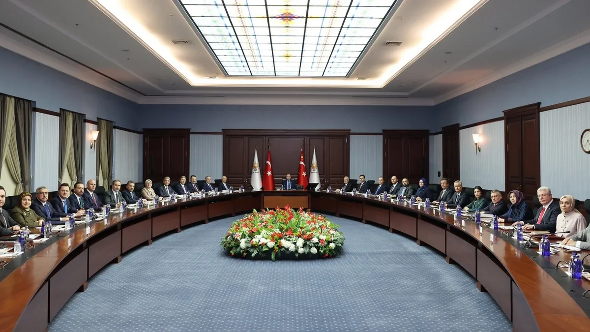 AK Parti MYK Başkan Erdoğan liderliğinde toplandı AK Parti MYK Başkan Erdoğan liderliğinde toplandı