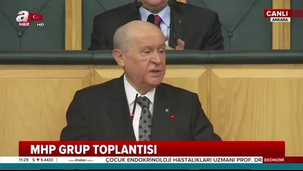 MHP Lideri Bahçeli, TBMM'de partisinin grup toplantısında konuştu