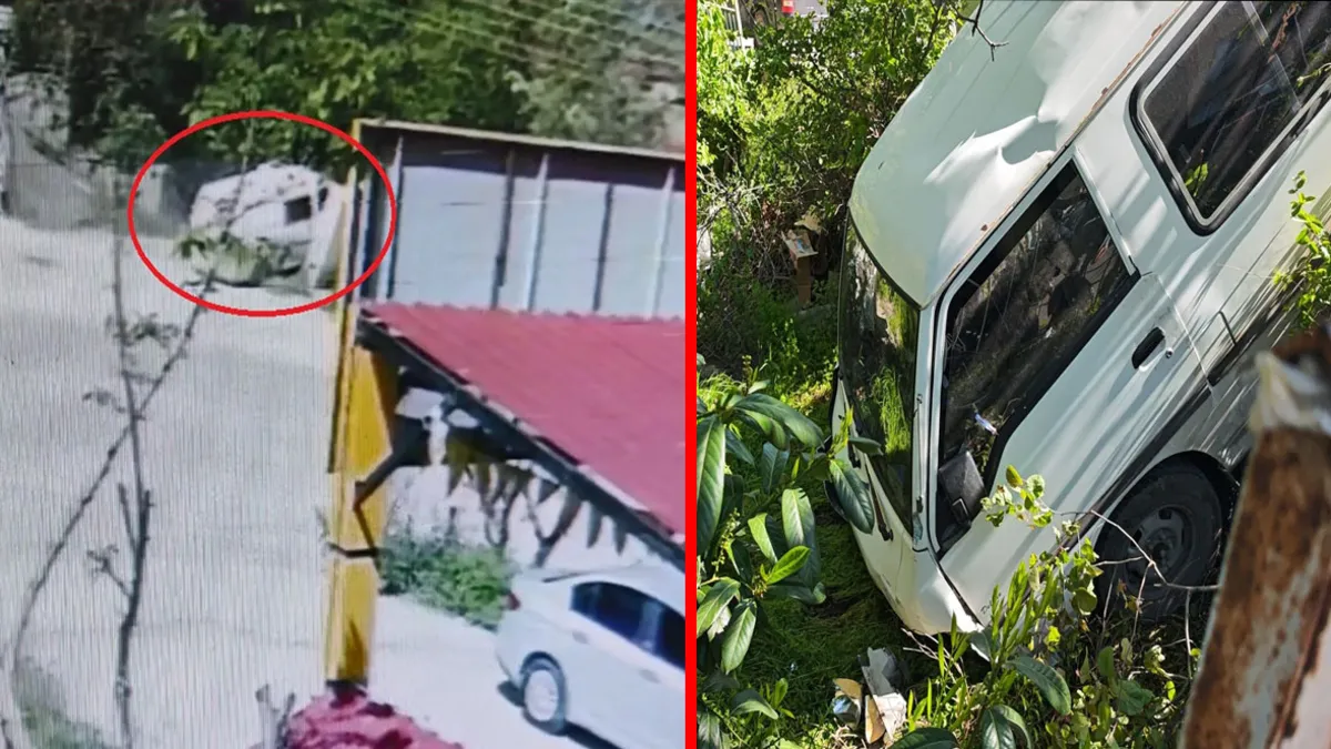 Artvin’de otomobile çarpan minibüsün şarampole uçtuğu kaza kamerada! Artvin’de otomobile çarpan minibüsün şarampole uçtuğu kaza kamerada!