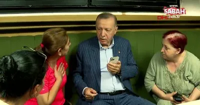 Başkan Erdoğan pastanede vatandaşlarla sohbet etti | Video