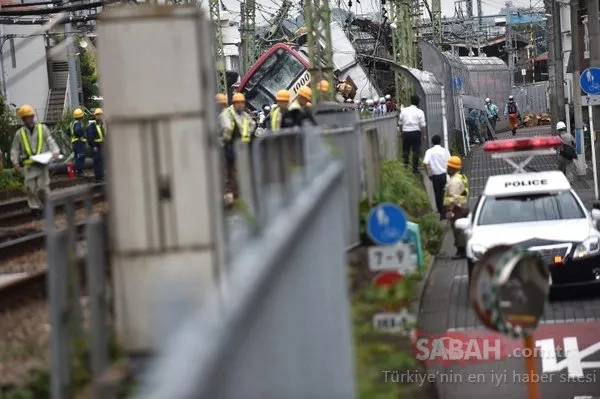 Japonya ağlıyor! Tren kazası faciaya yol açtı…