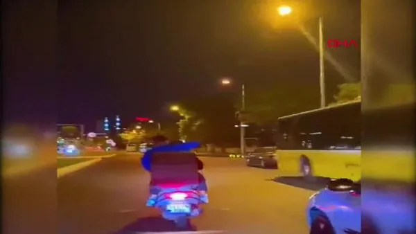 İstanbul Eyüpsultan'da motosikletten pompalı tüfekle havaya ateş etti