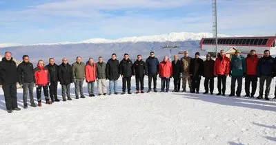 Ergan Dağı Kayak Merkezi ikinci etap pist açılışı yapıldı