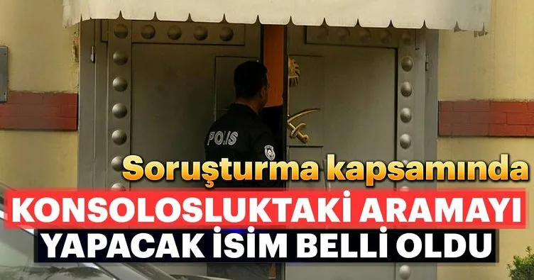 Konsolosluktaki aramayı Terörden sorumlu Başsavcı Vekili yapacak