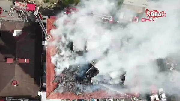 SON DAKİKA: İstanbul Sarıyer'de 4 katlı binada yangın!