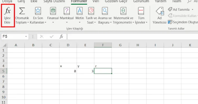 Excell Formülleri - En Çok Kullanılan Basit Excel Formülleri, Klavye Kısayol Kodları ve Açıklamaları
