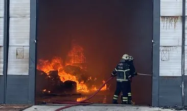 Yağ fabrikasında korkutan yangın