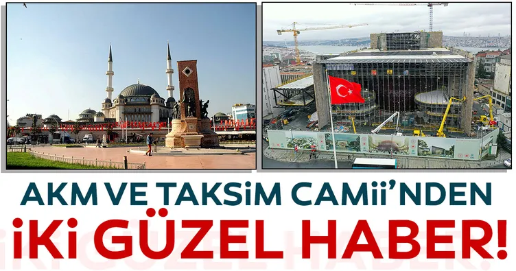 Cami bahara AKM yaza yetişiyor